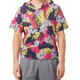 Moschino Tropical Floral Hooded T-shirt Multicolor