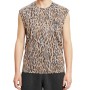 Moschino Leopard Print Tank Top Brown