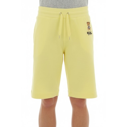 Moschino Teddy Bear Logo Shorts Yellow