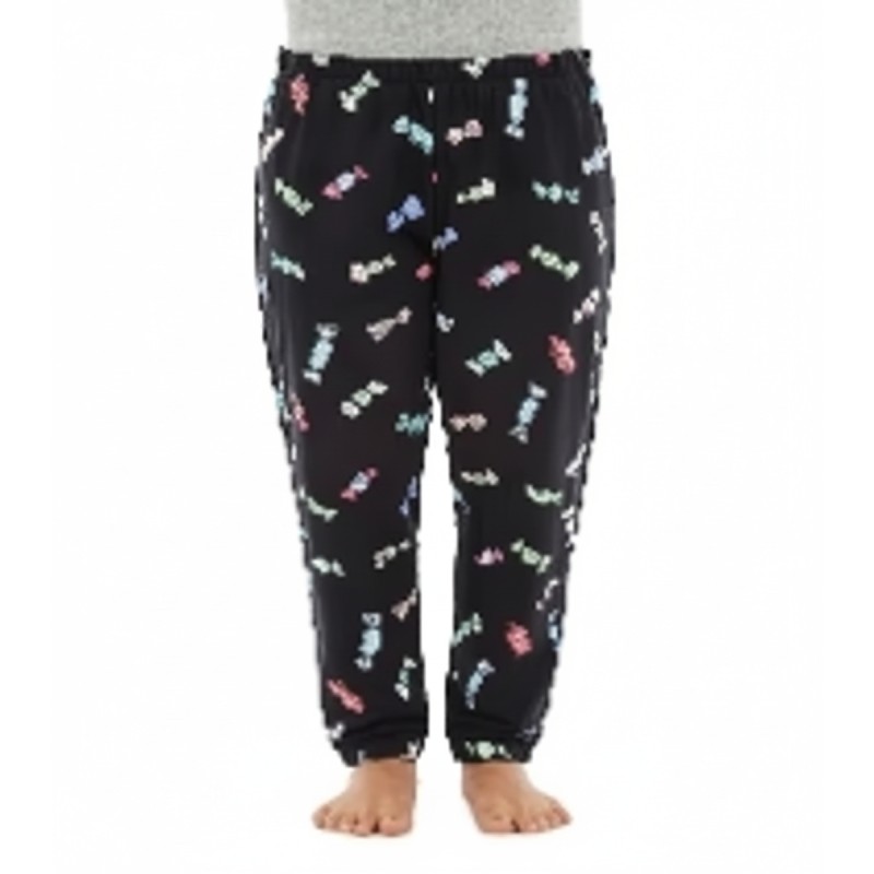 Moschino Candy Print Pajama Pants Black