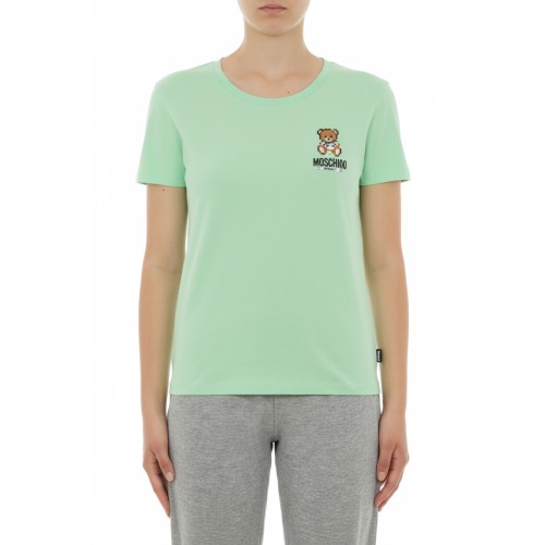 Moschino Bear Logo T-shirt Green