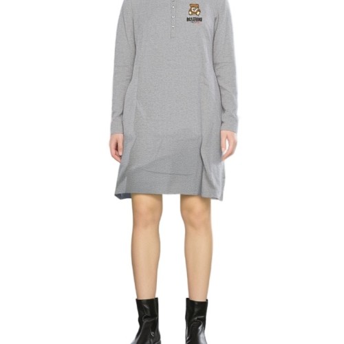 Moschino Grey Cotton Sleep Dress