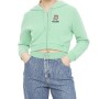 Moschino Teddy Bear Crop Hoodie Green