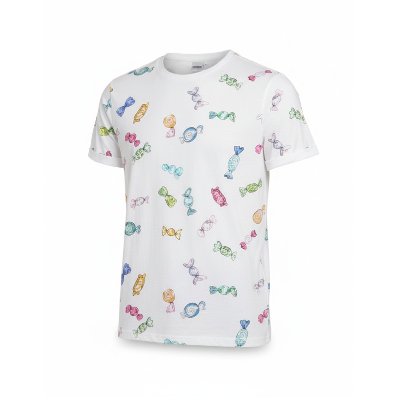 Moschino Candy Print T-Shirt White