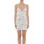 Moschino Floral Print Mini Slip Dress White