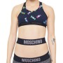 Moschino Candy Print Sports Bra Black