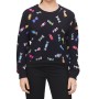 Moschino Candy Print Crewneck Sweatshirt Black