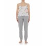 Moschino Floral Camisole Pajama Set Grey