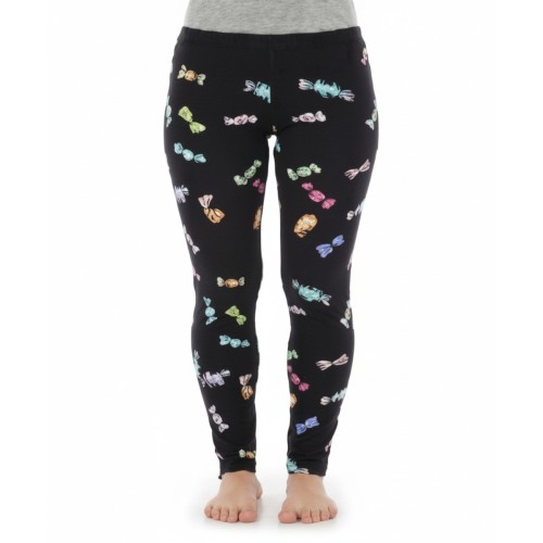 Moschino Candy Print Black Leggings