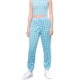 Moschino Frog Print Crop Top Set Blue