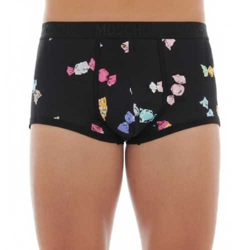 Moschino Colorful Crystal Print Boxer Briefs Black