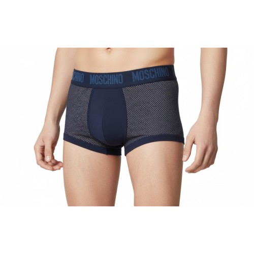 Moschino Mesh Panel Boxer Briefs Navy