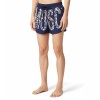 Moschino Navy Blue Logo Print Swim Shorts