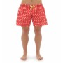 Moschino Red Elephant Print Swim Shorts