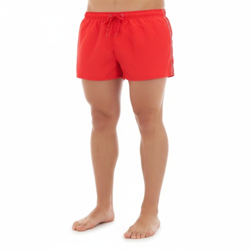Moschino Red Swim Shorts Men