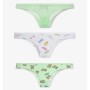 Moschino Printed Brazilian Brief Set Green White