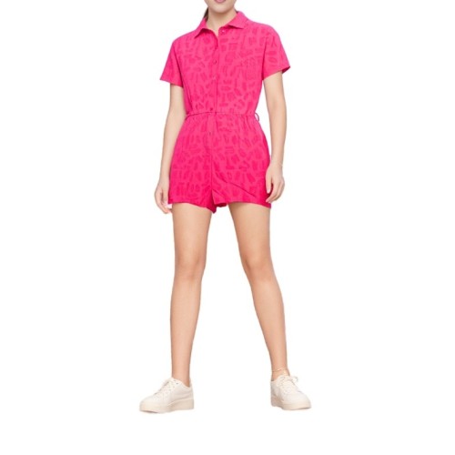 Moschino Belted Shirt Dress Pink
