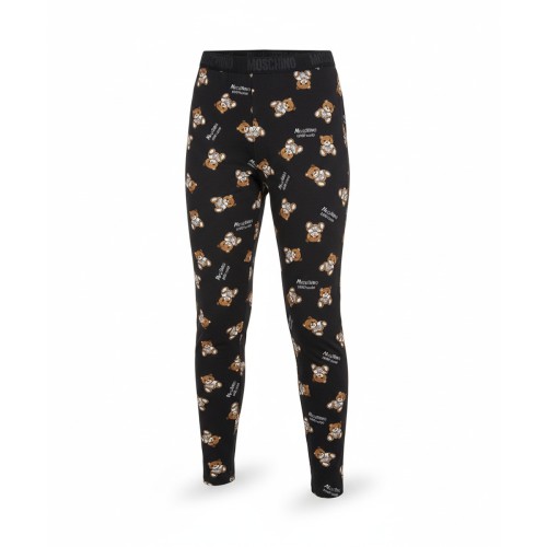 Moschino Teddy Bear Print Leggings Black