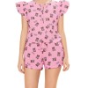 Moschino Teddy Bear Print Pajama Set Pink