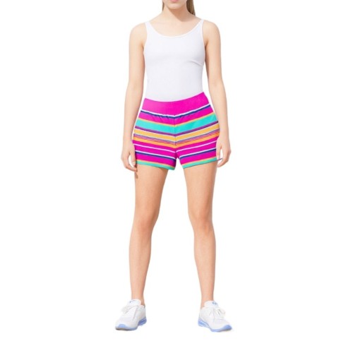 Moschino Multicolor Striped Beach Shorts