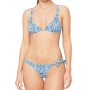 Moschino Snake Print Bikini Bottom Blue