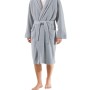 Moschino Light Blue Cotton Bathrobe