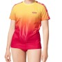 Moschino Gradient Sunset T-Shirt Multi Fucsia