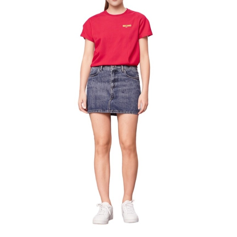Moschino Essential Logo Red T-shirt Women