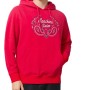Moschino Swim Logo Hoodie Red