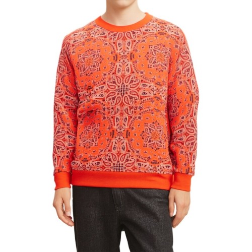 Moschino Paisley Bandana Print Sweatshirt Orange
