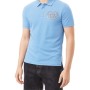 Moschino Embroidered Logo Polo Shirt Light Blue