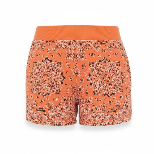 Moschino Paisley Print Athletic Shorts Orange