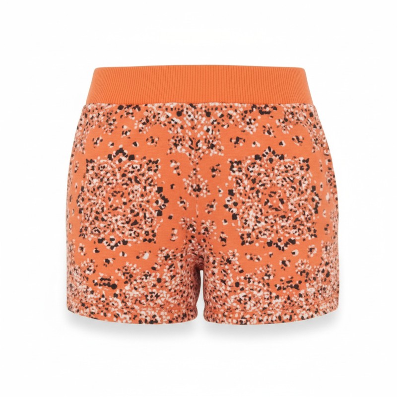 Moschino Paisley Print Athletic Shorts Orange