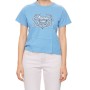 Moschino Paisley Logo T-shirt Blue