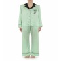 Moschino Green Black Trim Pajama Set