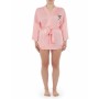 Moschino Pink Logo Kimono Robe