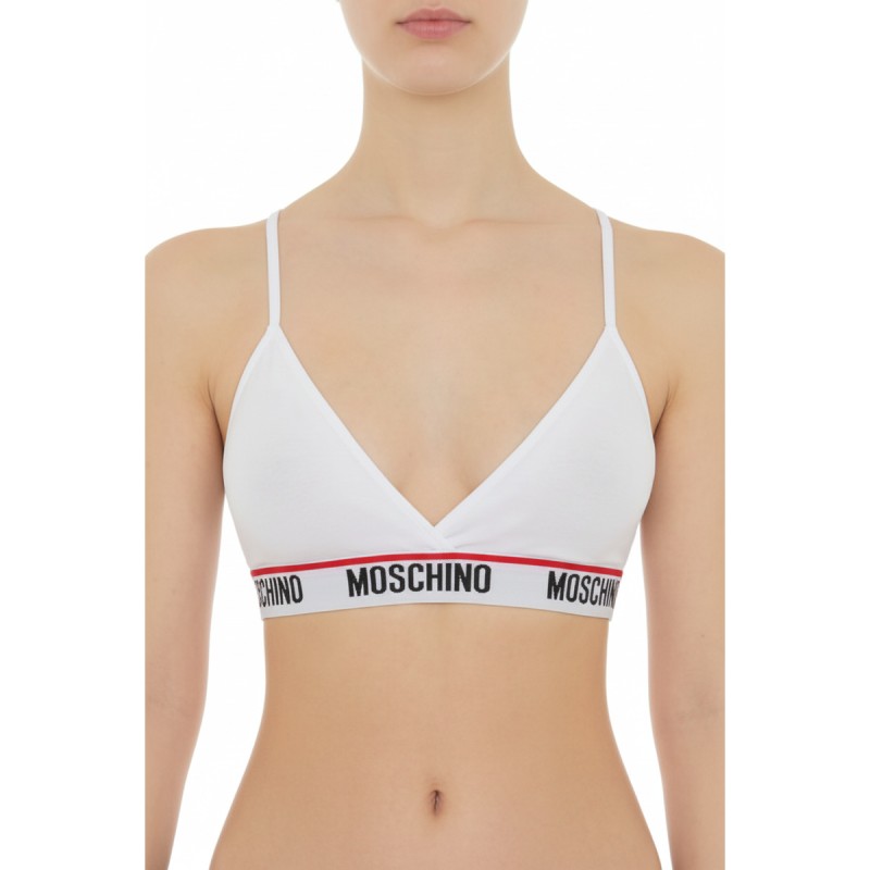 Moschino Triangle Bra White Moschino Triangle Bra White