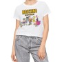 Moschino Flintstones Cartoon Print T-Shirt White