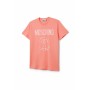 Moschino Logo Circle Coral T-shirt