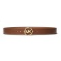 Michael Kors MK Logo Leather Belt Brown