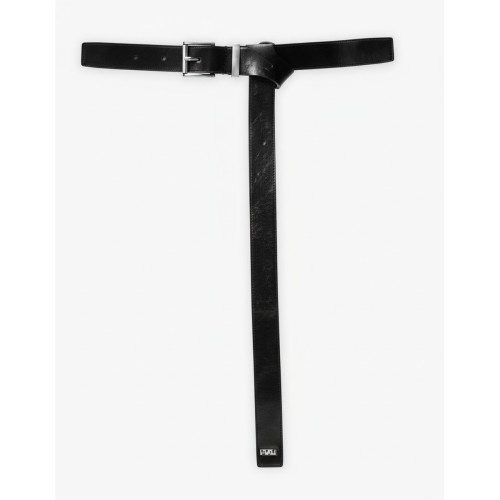 Michael Kors T-Shape Leather Belt Black