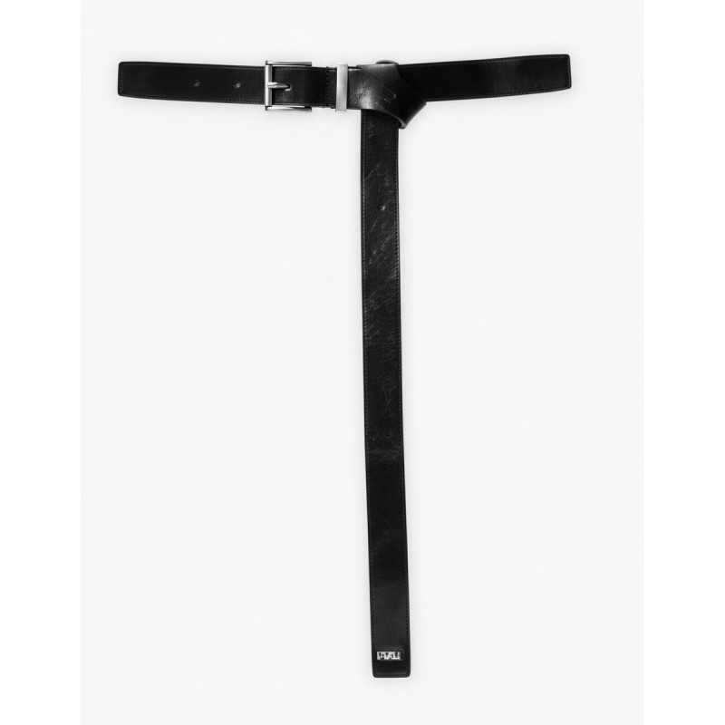 Michael Kors T-Shape Leather Belt Black