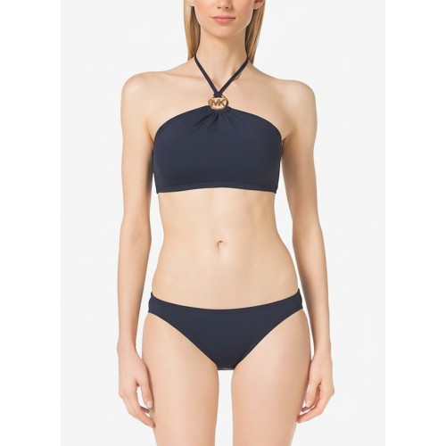 Michael Kors Halter Bikini Set Navy