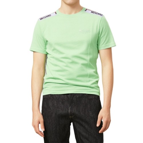 Moschino Logo Tape Green T-shirt