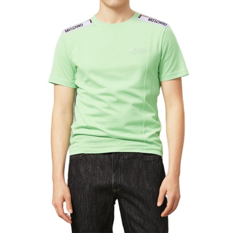 Moschino Logo Tape Green T-shirt