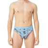 Moschino Teddy Bear Print Brief Light Blue