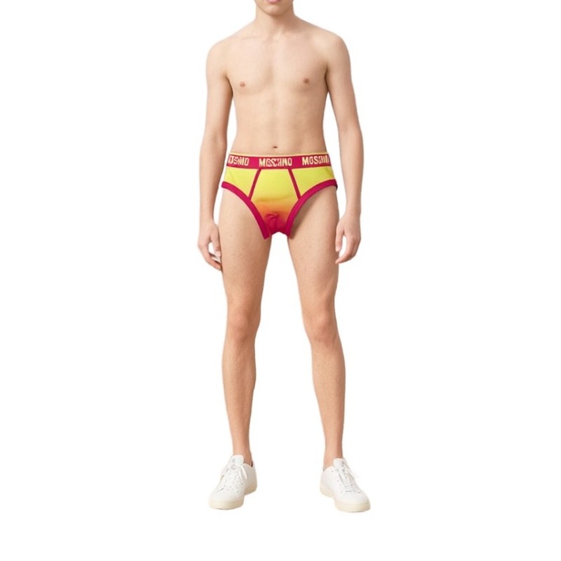 Moschino Gradient Sunset Brief Multi Fucsia