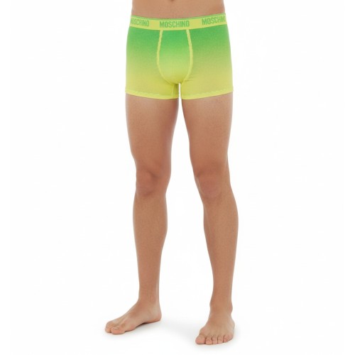 Moschino Gradient Green Yellow Trunk Underwear