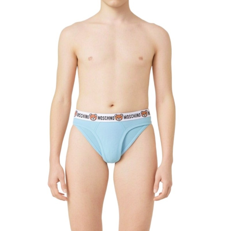 Moschino Teddy Bear Logo Briefs Light Blue Moschino Teddy Bear Logo Briefs Light Blue