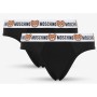 Moschino Teddy Bear Logo Brief Black 2-Pack